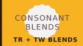 Consonant Blends TR and TW sounds