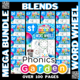 Consonant Blends Word Wheel BUNDLE | Pat-a-Word | OVER 100 PAGES
