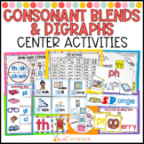 Consonant Blends and Digraphs Phonics Center Activities and Games