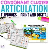 Consonant Cluster Flipbook BUNDLE - NO-PRINT & Printable Version