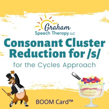 Preview of Consonant Cluster Reduction Boom Cards™ for the Cycles Approach