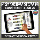 Consonant Cluster Speech Therapy Car Mats Interactive Boom Cards