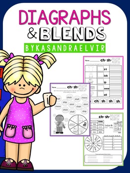 Preview of Consonant Digraphs and Blends Word Work