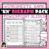 Consonant Digraph KN Worksheets, game and PPT Slides