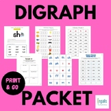 Orton Gillingham Activities - Consonant Digraphs - Workshe