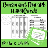 Consonant Digraph Reading Cards | Set 2 | CK, QU, X, WH, PH
