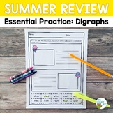 Summer Phonics Activities for Consonant Digraphs Orton-Gil
