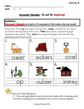 Consonant Digraph sh - final sound - Studyladder Interactive Learning  Games