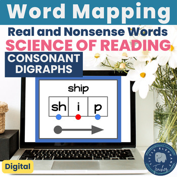 Preview of Consonant Digraphs - Phoneme Grapheme Orthographic Word Mapping Activities