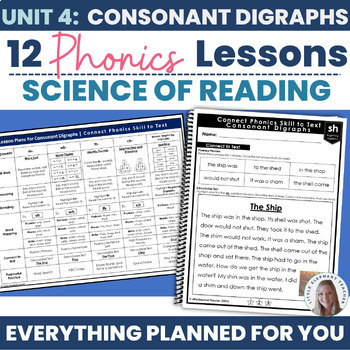 Preview of Consonant Digraphs Phonics Activities Lessons & Intervention for Older Students