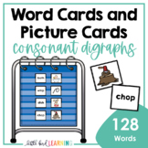 Consonant Digraphs Decodable Word Cards and Picture Cards Set