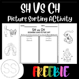 Consonant Digraphs SH and CH Beginning Sound Picture Sorti