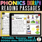 Consonant Digraphs Science of Reading Decodable Passages D