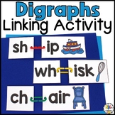 Linking Chains Consonant Digraphs Word Building Activity -