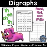 Consonant Digraphs SH, TH, WH, CH Worksheets