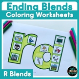 Consonant Ending R Blends Coloring Activity | Blends Craft