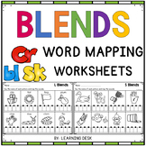 Consonant L, R, and S Beginning Blends Word Mapping Worksh