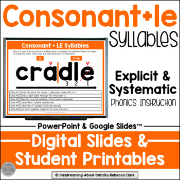 Preview of Consonant LE Syllables | Structured Literacy Digital Phonics Lessons