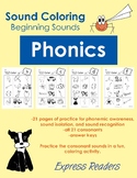 Phonics Sound Coloring - Beginning Consonants