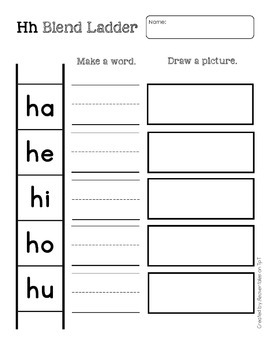 consonant vowel blend ladders by beavertales teachers pay teachers