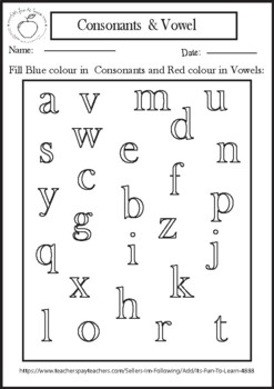 Preview of Consonant and vowel