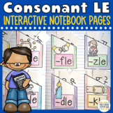 Consonant le Interactive Notebook | Final Stable Syllable 