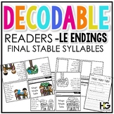 Consonant -le Syllable Decodable Readers for Fluency | Fin