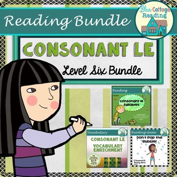 Preview of Consonant le Syllable - Final Stable Syllable - Orton Gillingham Bundle