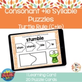 Consonant +le Syllable Puzzle Boom Cards