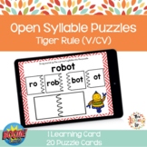 Open Syllable Puzzle Boom Cards