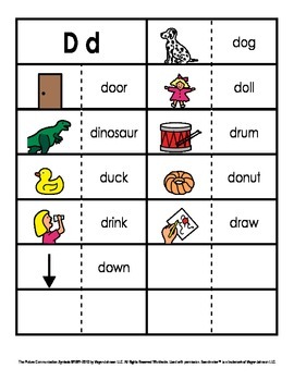 Consonant/Digraph Word Sorts with Pictures (Letter D) by Lauren Erickson