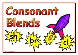 Consonants Blends Poster Set | Literacy Centers