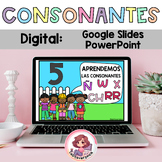 Consonants Sounds Phonics Consonantes 5 Digital PowerPoint