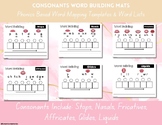 Consonants Word Building Mats with Word Lists