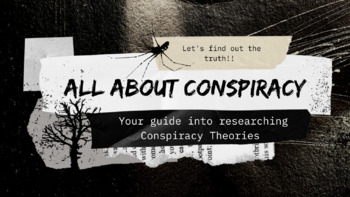 Preview of Conspiracy Theories-EDITABLE