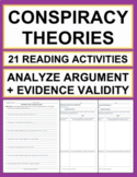Conspiracy Theories Reading Response - Analyze Argument & 