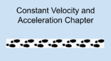 Constant Velocity and Acceleration Chapter
