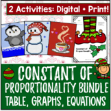 [Christmas] Constant of Proportionality Activity BUNDLE | 