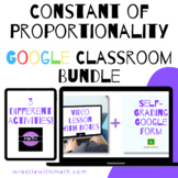 Constant of Proportionality Google Form Bundle – Perfect f