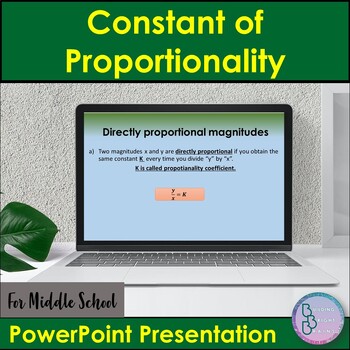 Preview of Constant of Proportionality | PowerPoint Presentation Math Lesson Middle School