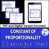 Constant of Proportionality Scavenger Hunt
