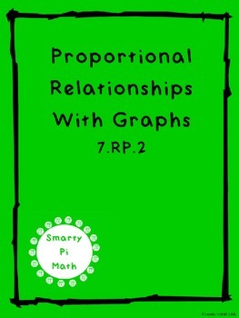 Preview of Constant of Proportionality with Graphs (7.RP.2)