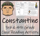 Constantine Close Reading Comprehension Activity | 3rd Gra