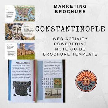 travel brochure of constantinople
