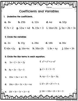 what is a coefficient in math