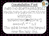 Constellation Font {True Type Font for personal and commer