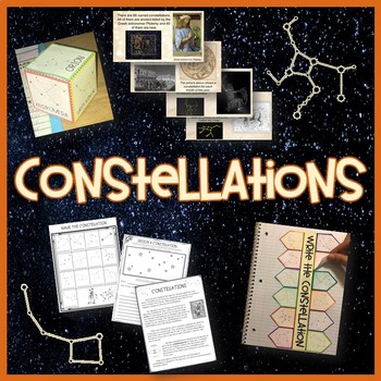 Preview of Constellations Complete Unit Pack- Printables, Interactive Notebooks,PowerPoints