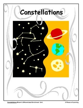 Preview of Constellations - Differentiated Blooms Enrichment Unit