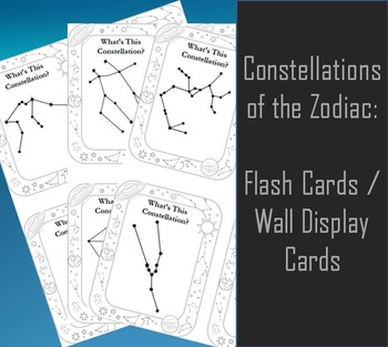 Preview of Zodiac Constellations Cards