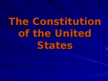 Preview of Constitution